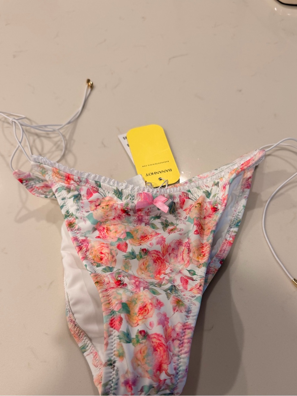 Bananhot Flora floral bikini bottoms Sz XL - Picture 4 of 5